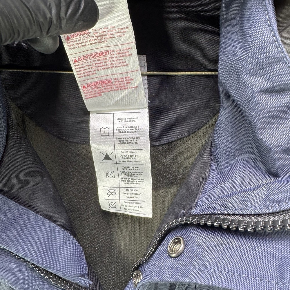 Carhartt Shoreline Coat Mens 2XL Blue Waterproof Breathable Rain Jacket Workwear - Picture 6 of 13